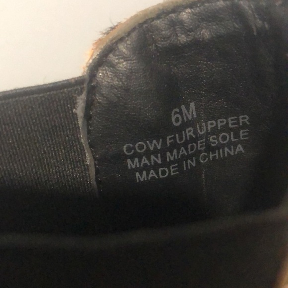 New REBECCA MINKOFF Leopard Print Calf Hair Sabeen Chelsea Boot - Picture 6 of 9